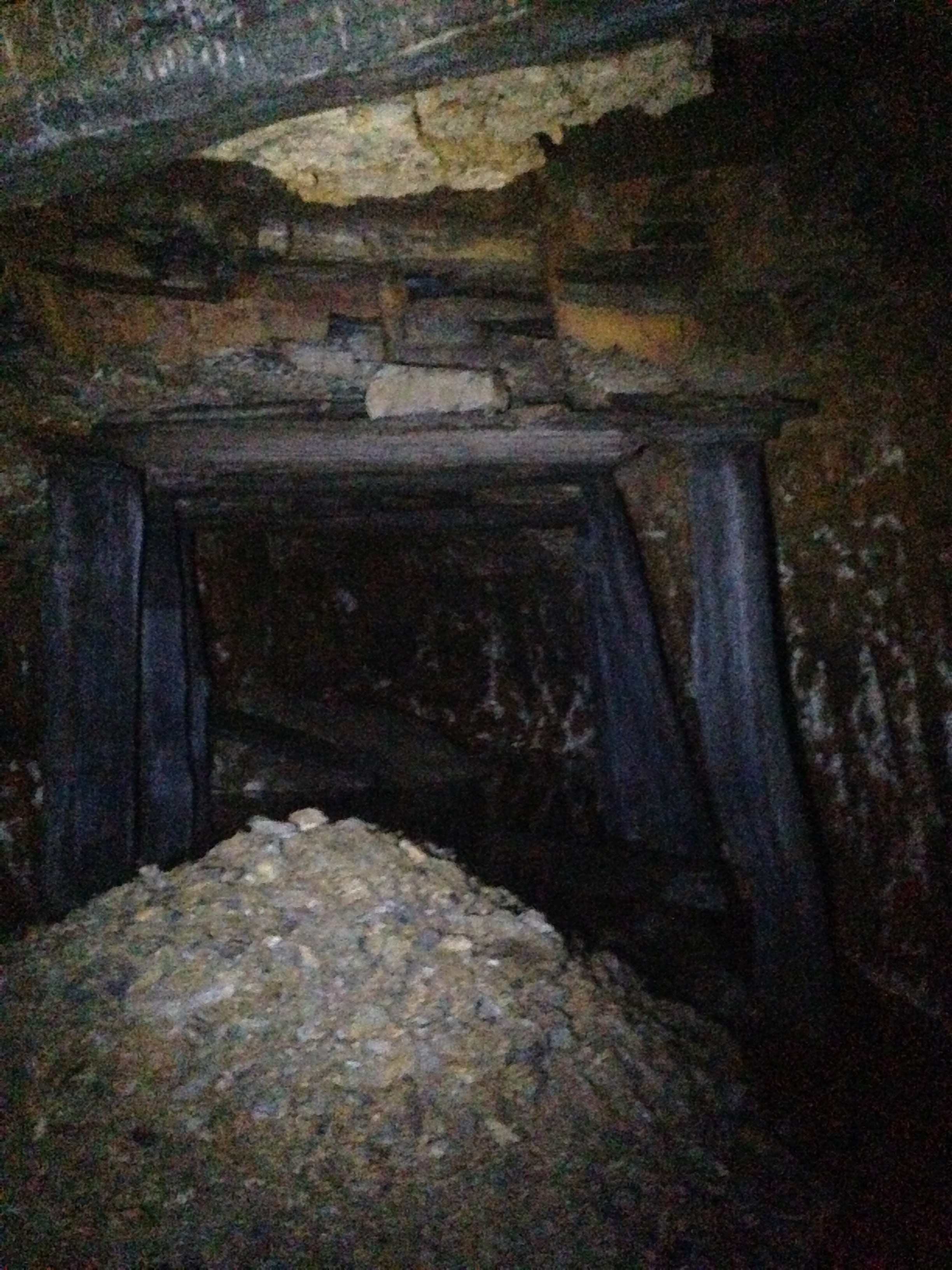 May 2017 Exploration of the mines, yes, it was dumb, but had to do it. Needed to make sure no bodies were in the mine, and wanted to see for myself where the water was coming from. Found the water, in both mines, the water comes from the very end where the miners apparently hit a water vein. Guessing this is what caused them to abandon the mines. Water flow (combined) varies from 6 gpm to 160 gpm.